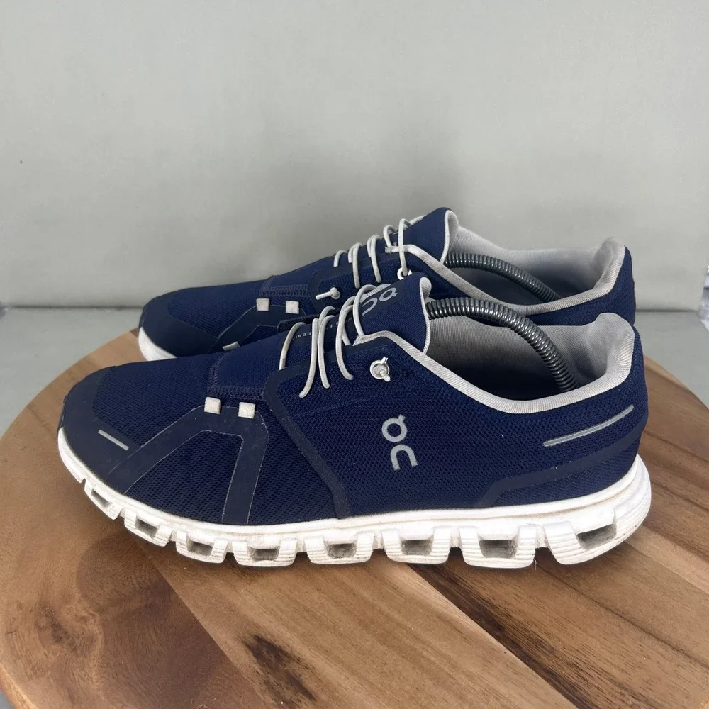 On Cloud 5 Mens Running Shoes Navy White 3MF10070692 Size 13